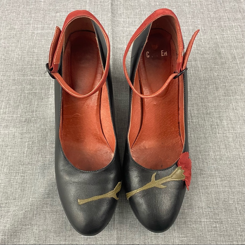 Vintage Camper Chunky Heels